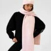 Label Knitted Scarf - Marshmallow Pink 1 Label Knitted Scarf - Marshmallow Pink -BLAKELY CLOTHING SHOP 133PINK 03LEADD