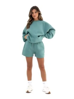 Isabel Oversized Jumper - Deep Sage -BLAKELY CLOTHING SHOP 1846ADEEPSAGE04D