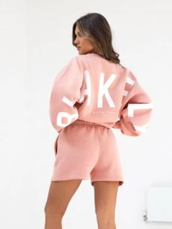 Isabel Oversized Jumper - Peach Pink 7 Isabel Oversized Jumper - Peach Pink -BLAKELY CLOTHING SHOP 1846APEACHPINK01D