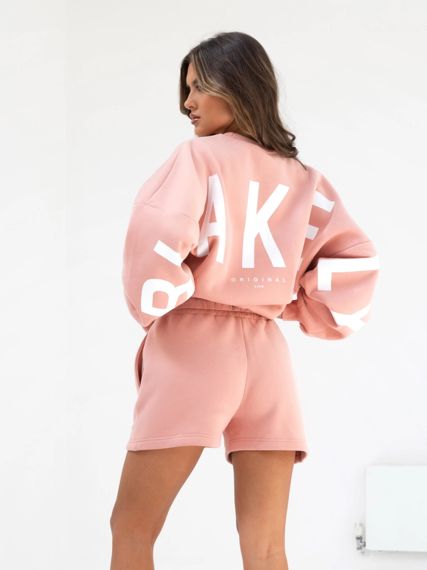 Isabel Oversized Jumper - Peach Pink Isabel Oversized Jumper - Peach Pink -BLAKELY CLOTHING SHOP 1846APEACHPINK01D
