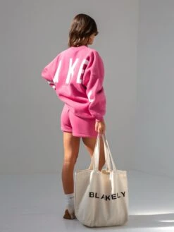 Isabel Oversized Jumper - Hot Pink 5 Isabel Oversized Jumper - Hot Pink -BLAKELY CLOTHING SHOP 1846AWILDBERRY01D