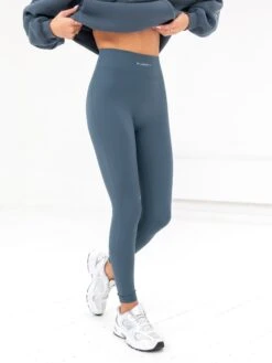 Ultimate Active Leggings - Slate Blue -BLAKELY CLOTHING SHOP 1850 2SlateBlue 02D