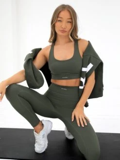 Ultimate Active Leggings - Khaki Green -BLAKELY CLOTHING SHOP 1850 2khakigreenD 3
