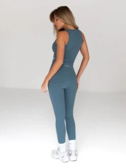 Sofia Soft Leggings - Dark Teal -BLAKELY CLOTHING SHOP 1850 4Teal 05D