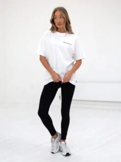 Active Studios Oversized T-Shirt - White -BLAKELY CLOTHING SHOP 196BSFlatWhite 07D