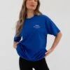 Italia Oversized T-Shirt - Cobalt Blue