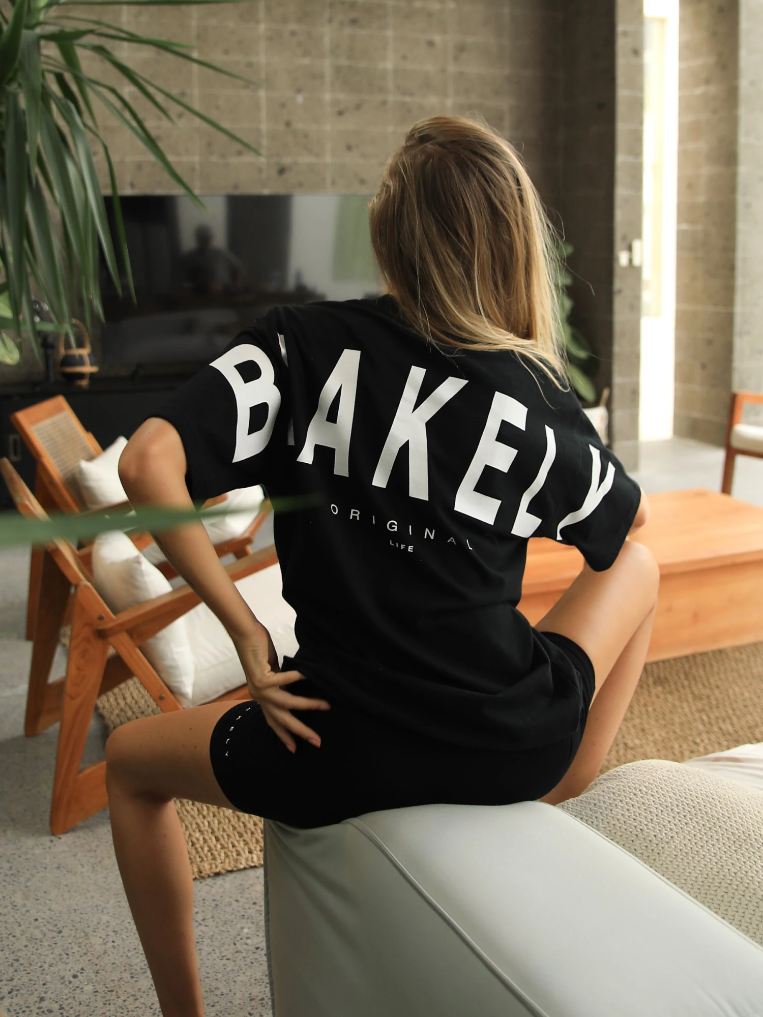 Isabel Oversized T-Shirt - Black Isabel Oversized T-Shirt - Black -BLAKELY CLOTHING SHOP 196IWBLACKD 5