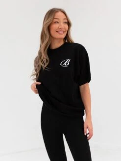 Vita Oversized T-Shirt - Black -BLAKELY CLOTHING SHOP 196IWBlack 03D 688498b4 8b72 43e6 89bc 5ad76f3d9346