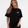 Vita Oversized T-Shirt - Black 2 Vita Oversized T-Shirt - Black -BLAKELY CLOTHING SHOP 196IWBlack LEADOPTION1D