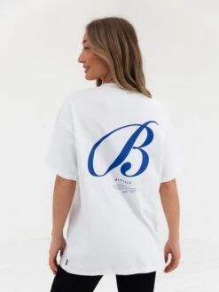 Vita Oversized T-Shirt - Flat White -BLAKELY CLOTHING SHOP 196IWFlatWhite 09D 5018b845 8fd2 491f 9ffb e1dbaec1074e