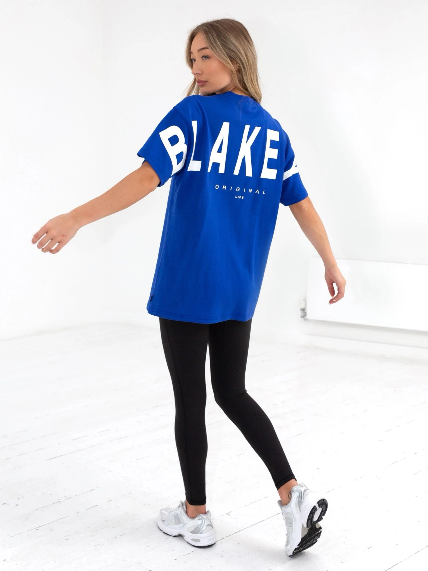 Isabel Oversized T-Shirt - Cobalt Blue Isabel Oversized T-Shirt - Cobalt Blue -BLAKELY CLOTHING SHOP 196IW BLUED 2