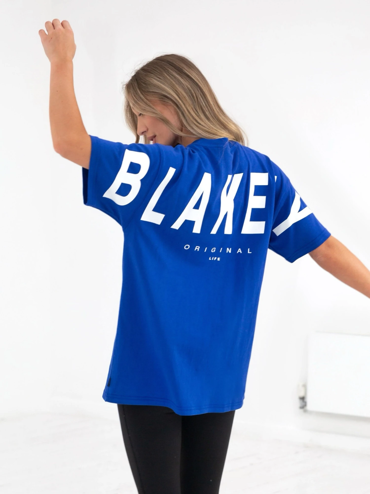 Isabel Oversized T-Shirt - Cobalt Blue Isabel Oversized T-Shirt - Cobalt Blue -BLAKELY CLOTHING SHOP 196IW BLUED 4
