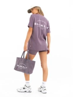 Curved Active Studios Oversized T-Shirt - Grape 4 Curved Active Studios Oversized T-Shirt - Grape -BLAKELY CLOTHING SHOP 197CPLUM01D
