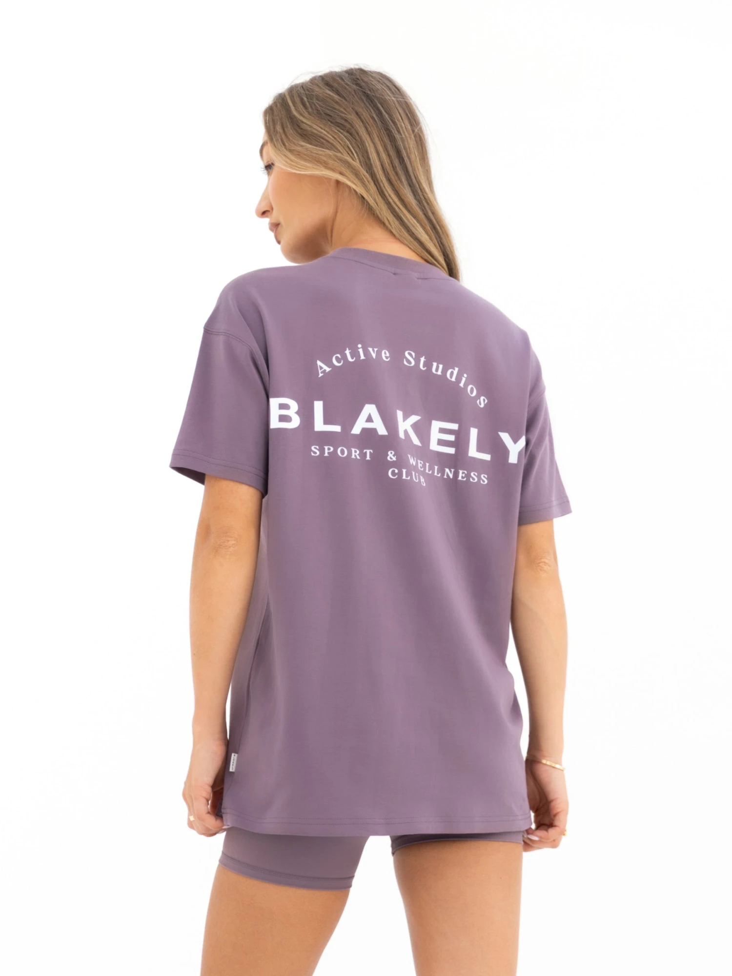 Curved Active Studios Oversized T-Shirt - Grape Curved Active Studios Oversized T-Shirt - Grape -BLAKELY CLOTHING SHOP 197CPLUM06LEADD