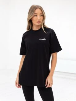 Arched Active Studios Oversized T-Shirt - Black -BLAKELY CLOTHING SHOP 197c Black 01D