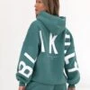 Isabel Oversized Hoodie - Dusty Teal -BLAKELY CLOTHING SHOP 2011WGreenLEADD