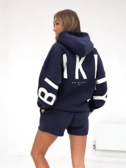 Isabel Oversized Hoodie - Classic Navy -BLAKELY CLOTHING SHOP 2011WNavy 05D