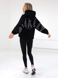 Outline Isabel Oversized Hoodie - Black -BLAKELY CLOTHING SHOP 20120Black 05D