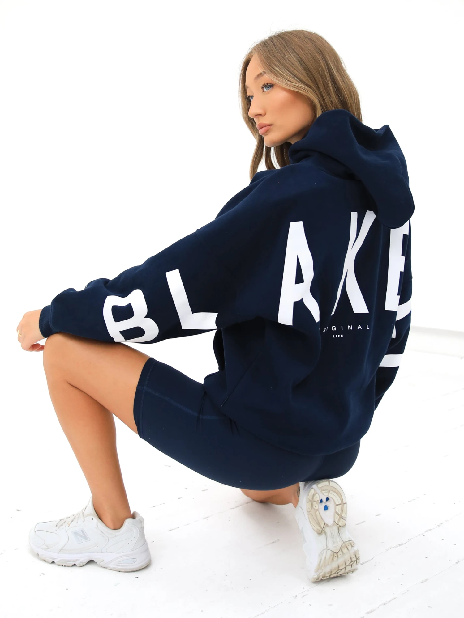 Isabel Oversized Hoodie - Navy Blue Isabel Oversized Hoodie - Navy Blue -BLAKELY CLOTHING SHOP 2012GnavyD 1
