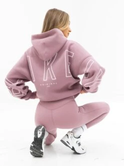 Outline Isabel Oversized Hoodie - Dusty Pink -BLAKELY CLOTHING SHOP 2012ODUSTYPINK02D