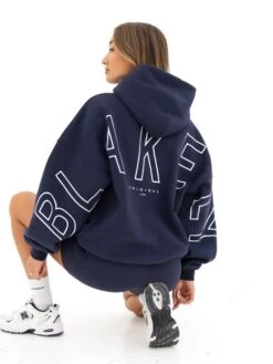 Outline Isabel Oversized Hoodie - True Navy -BLAKELY CLOTHING SHOP 2012ONAVY01D