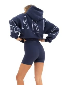 Outline Isabel Oversized Hoodie - True Navy -BLAKELY CLOTHING SHOP 2012ONAVY04D