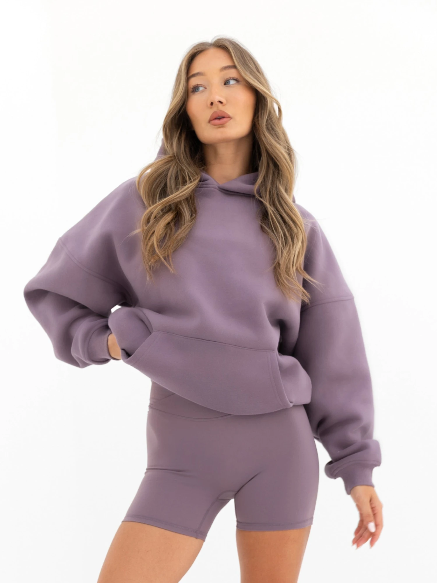Outline Isabel Oversized Hoodie - Grape Outline Isabel Oversized Hoodie - Grape -BLAKELY CLOTHING SHOP 2012OPLUM04D