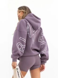 Outline Isabel Oversized Hoodie - Grape