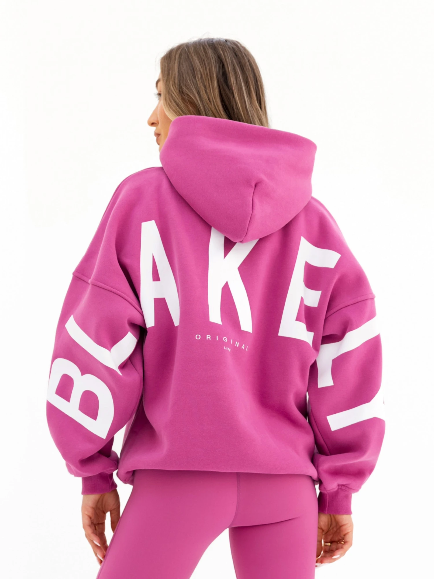Isabel Oversized Hoodie - Pink Isabel Oversized Hoodie - Pink -BLAKELY CLOTHING SHOP 2012PPINK03D