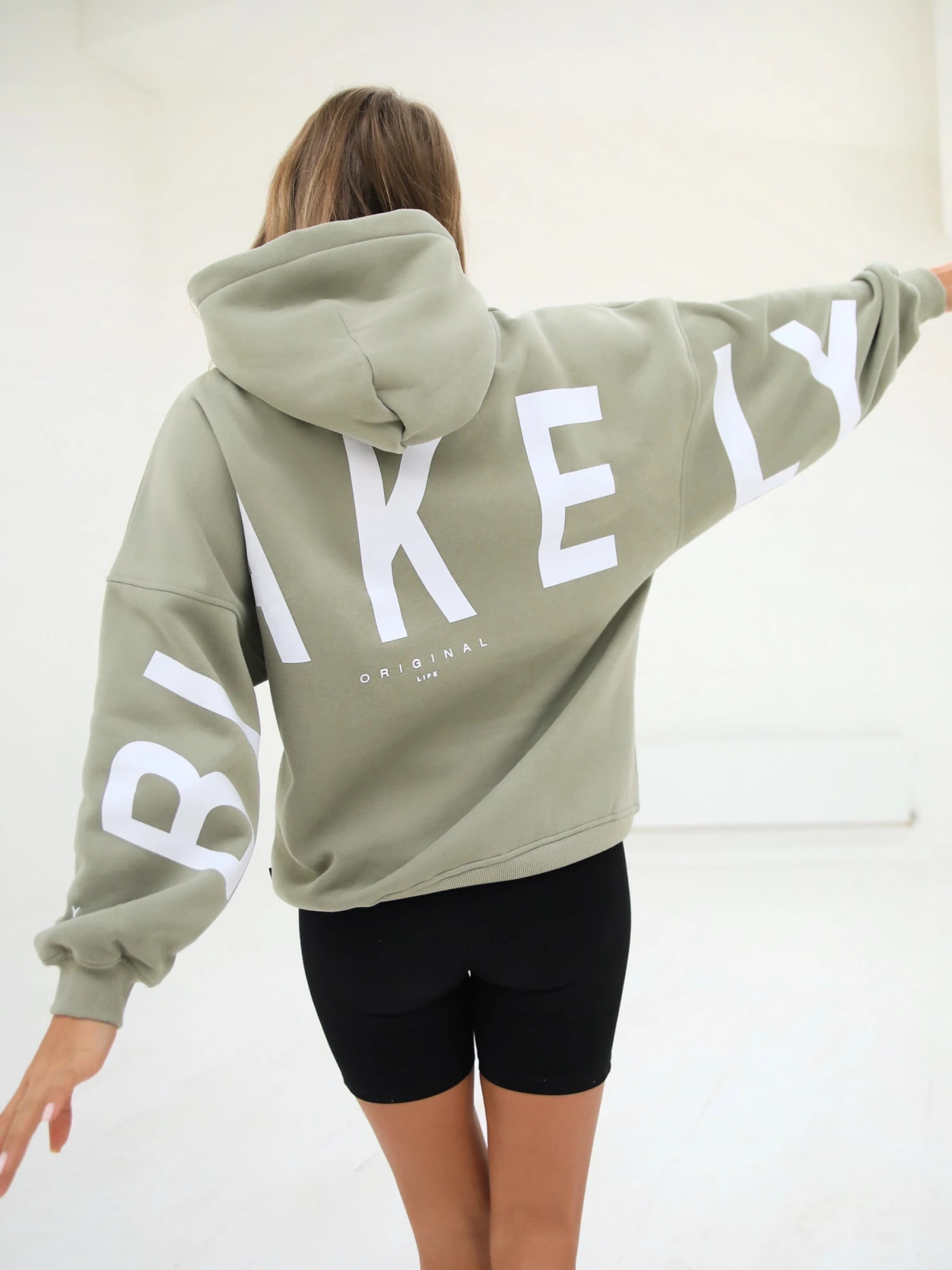 Isabel Oversized Hoodie - Olive Isabel Oversized Hoodie - Olive -BLAKELY CLOTHING SHOP 2012WOlive4D