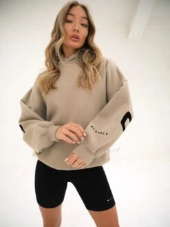 Isabel Oversized Hoodie - Tan -BLAKELY CLOTHING SHOP 2012WTanEdit2