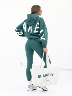 Isabel Oversized Hoodie - Pine Green 4 Isabel Oversized Hoodie - Pine Green -BLAKELY CLOTHING SHOP 2012XPINE01D