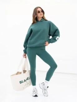 Isabel Oversized Hoodie - Pine Green 5 Isabel Oversized Hoodie - Pine Green -BLAKELY CLOTHING SHOP 2012XPINE03D
