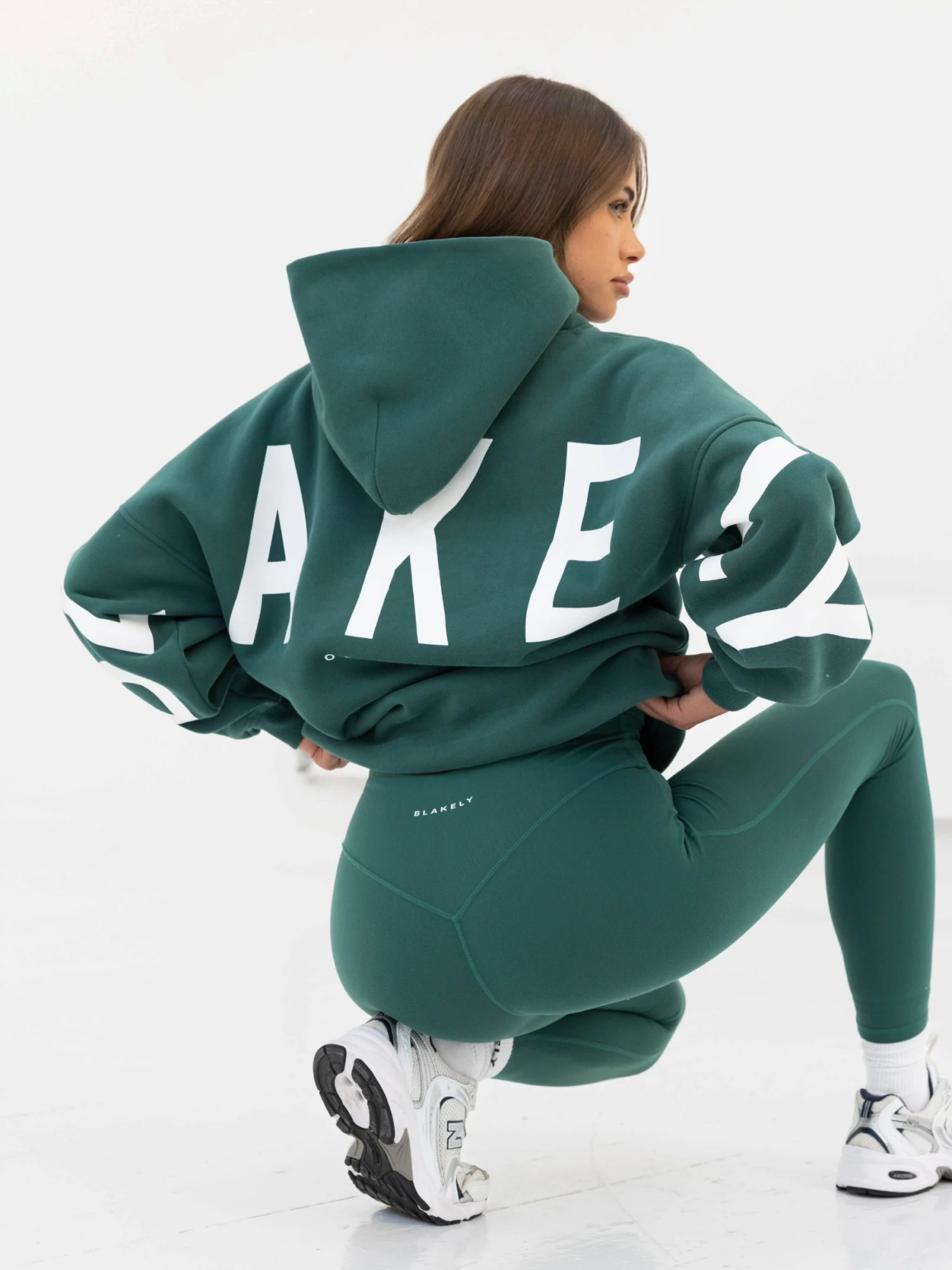 Isabel Oversized Hoodie - Pine Green Isabel Oversized Hoodie - Pine Green -BLAKELY CLOTHING SHOP 2012XPINE05LEADD