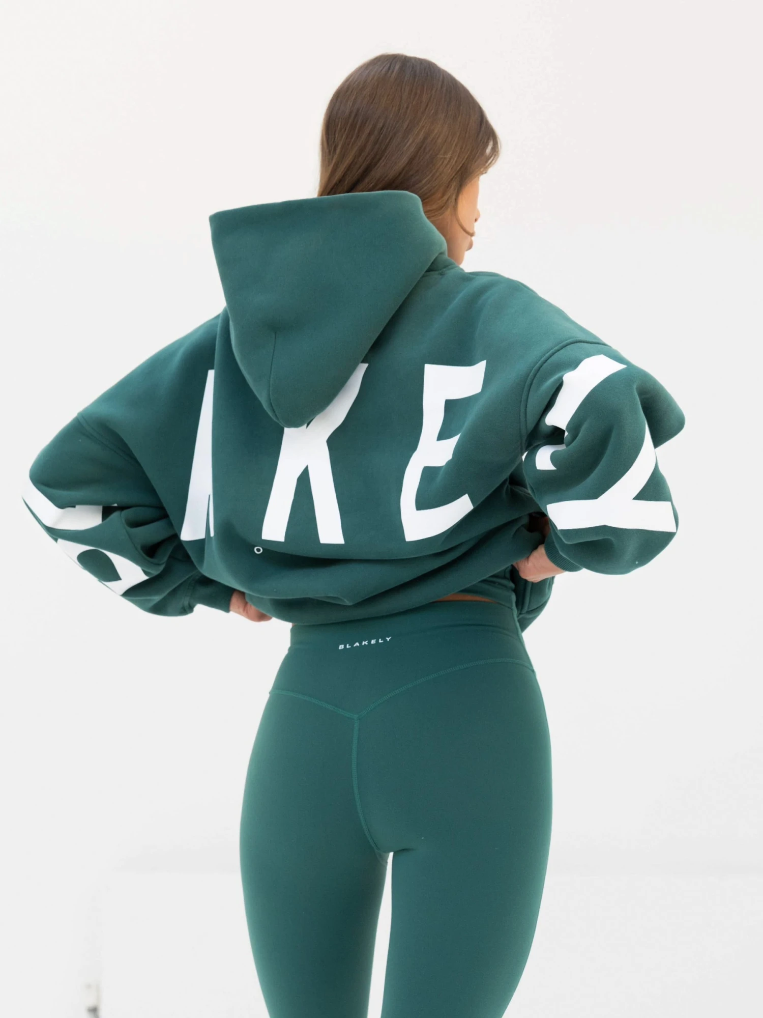 Isabel Oversized Hoodie - Pine Green Isabel Oversized Hoodie - Pine Green -BLAKELY CLOTHING SHOP 2012XPINE06D