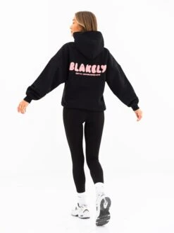 Cloud Print Oversized Hoodie - Black -BLAKELY CLOTHING SHOP 2015 1BLACK01D