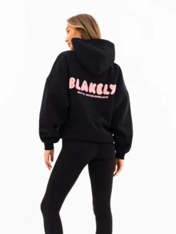 Cloud Print Oversized Hoodie - Black -BLAKELY CLOTHING SHOP 2015 1BLACK04D