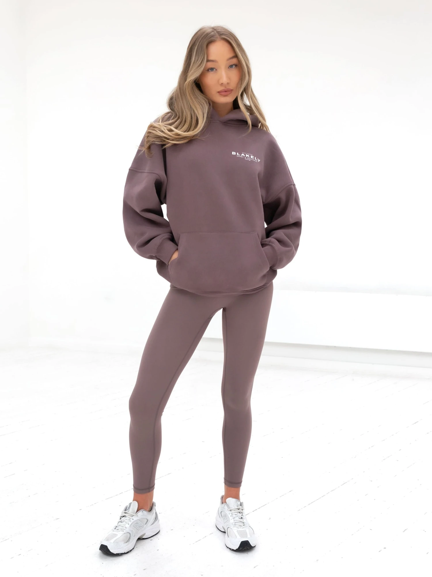 Active Studios Oversized Hoodie - Mauve Brown Active Studios Oversized Hoodie - Mauve Brown -BLAKELY CLOTHING SHOP 2015BSLightBrown 02D