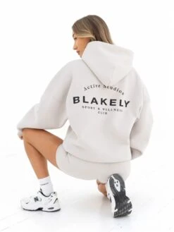 Active Studios Oversized Hoodie - Ivory -BLAKELY CLOTHING SHOP 2015CBONE06D