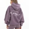 Active Studios Oversized Hoodie - Grape -BLAKELY CLOTHING SHOP 2015CPLUM03LEADD