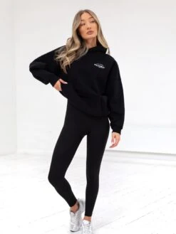 Active Studios Oversized Hoodie - Black 4 Active Studios Oversized Hoodie - Black -BLAKELY CLOTHING SHOP 2015S Black 02D