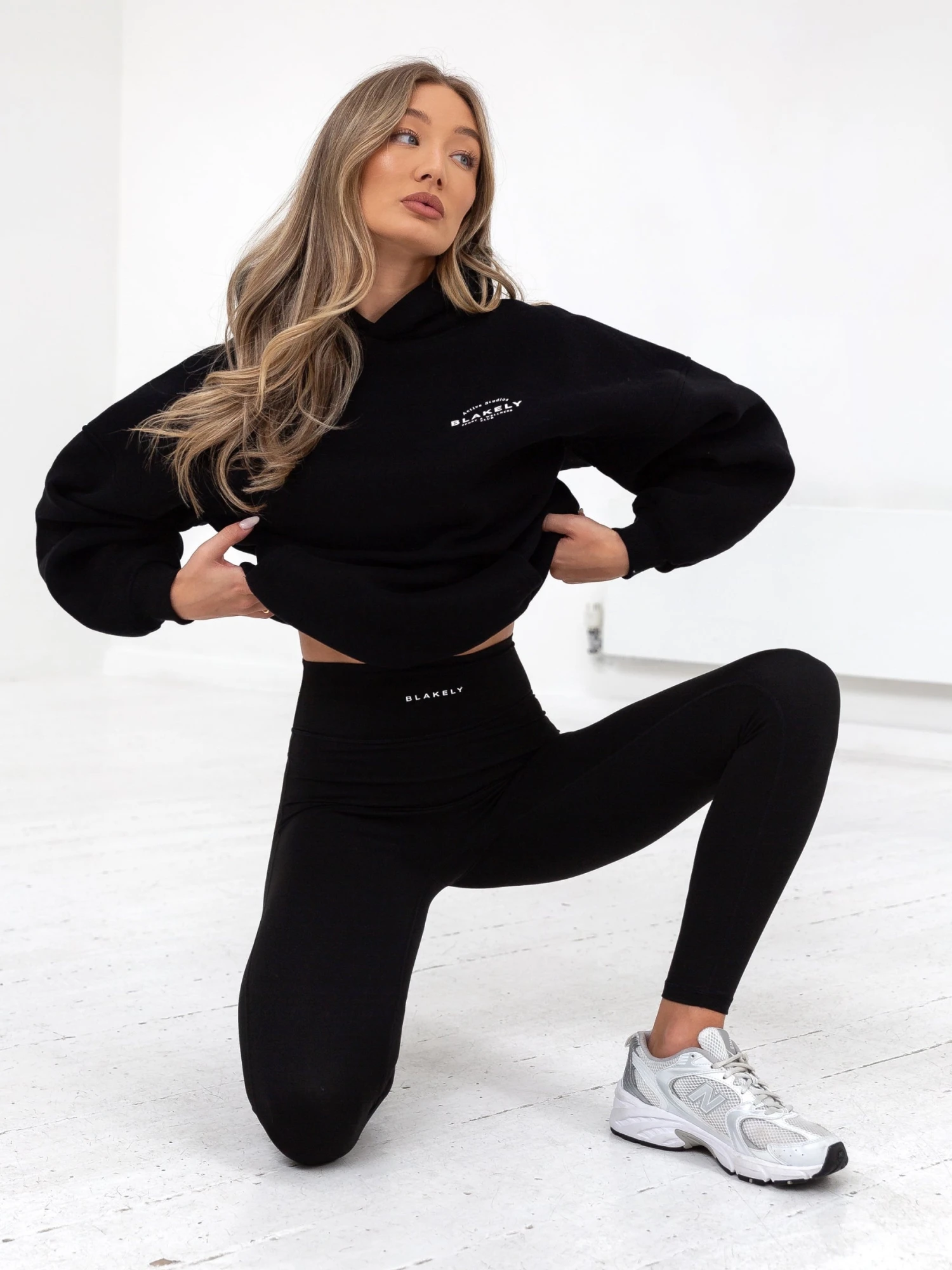 Active Studios Oversized Hoodie - Black Active Studios Oversized Hoodie - Black -BLAKELY CLOTHING SHOP 2015S Black 06D