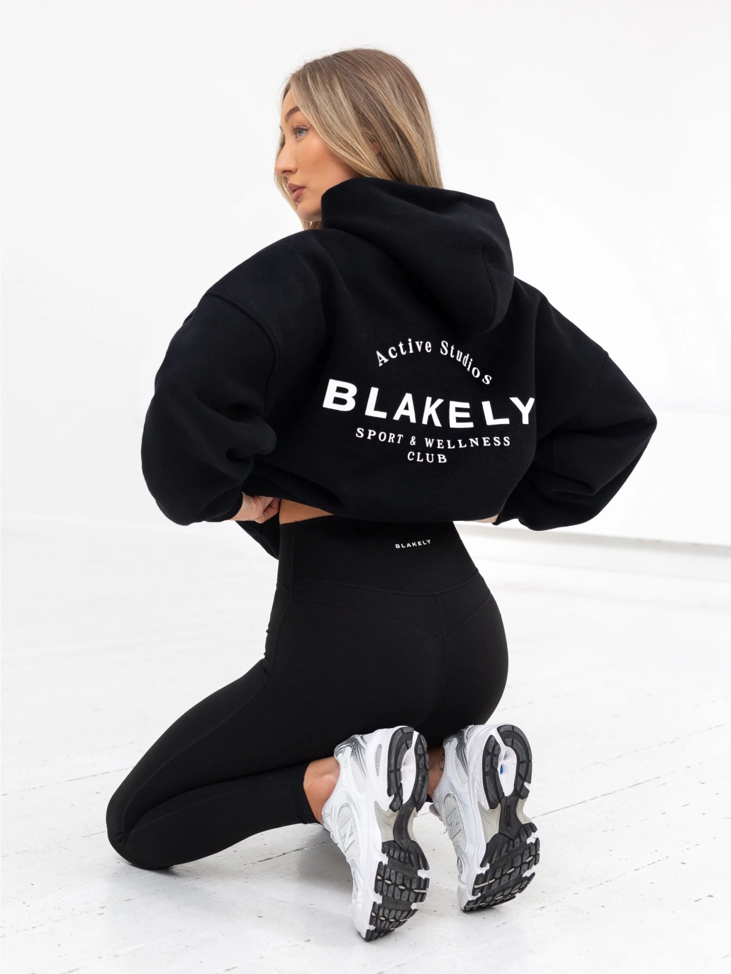 Active Studios Oversized Hoodie - Black Active Studios Oversized Hoodie - Black -BLAKELY CLOTHING SHOP 2015S Black 07D
