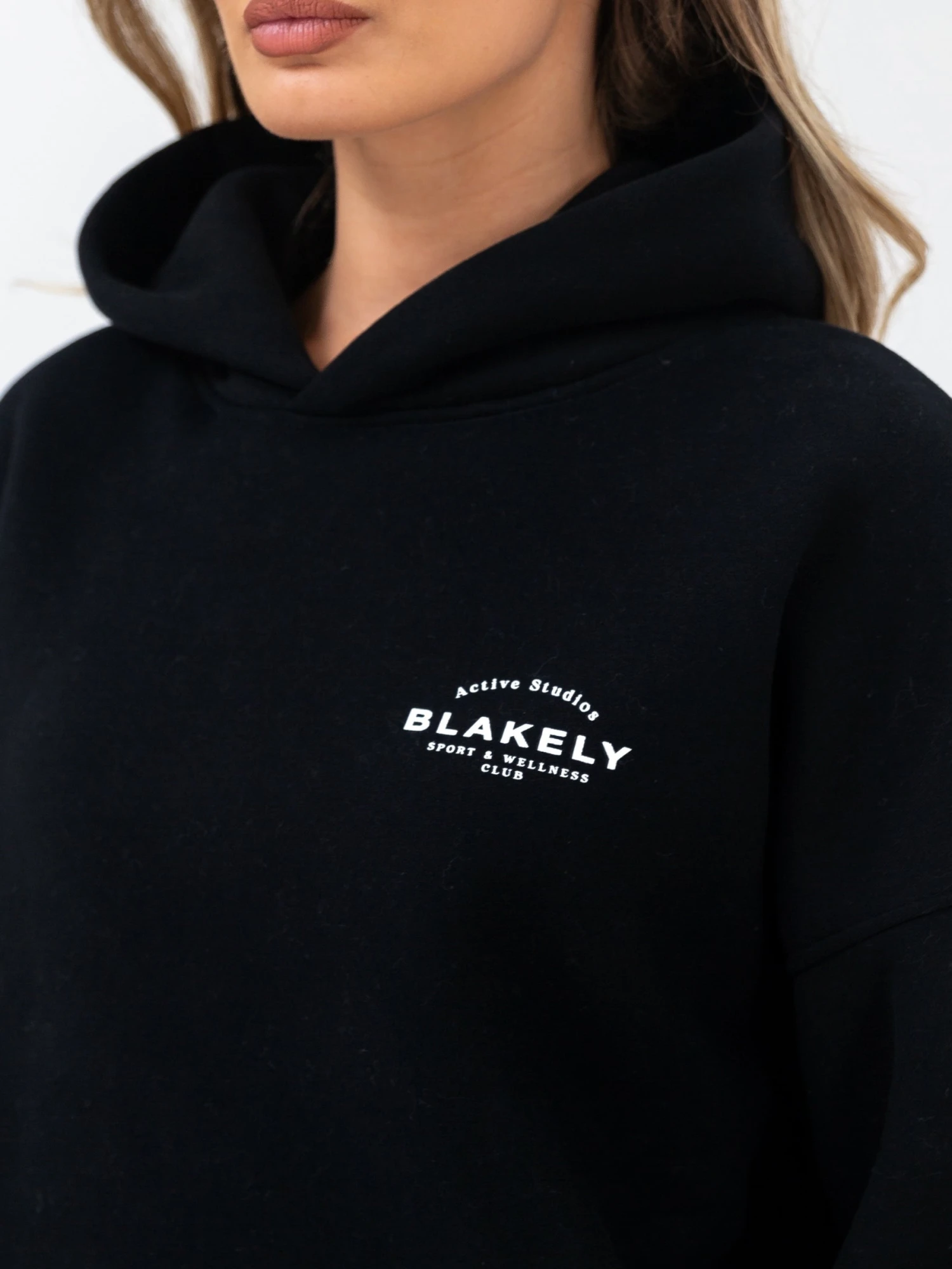 Active Studios Oversized Hoodie - Black Active Studios Oversized Hoodie - Black -BLAKELY CLOTHING SHOP 2015S Black 08D