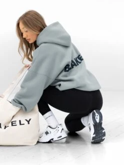 Amelie Oversized Hoodie - Mineral Blue -BLAKELY CLOTHING SHOP 2016OMINERALBLUE03D