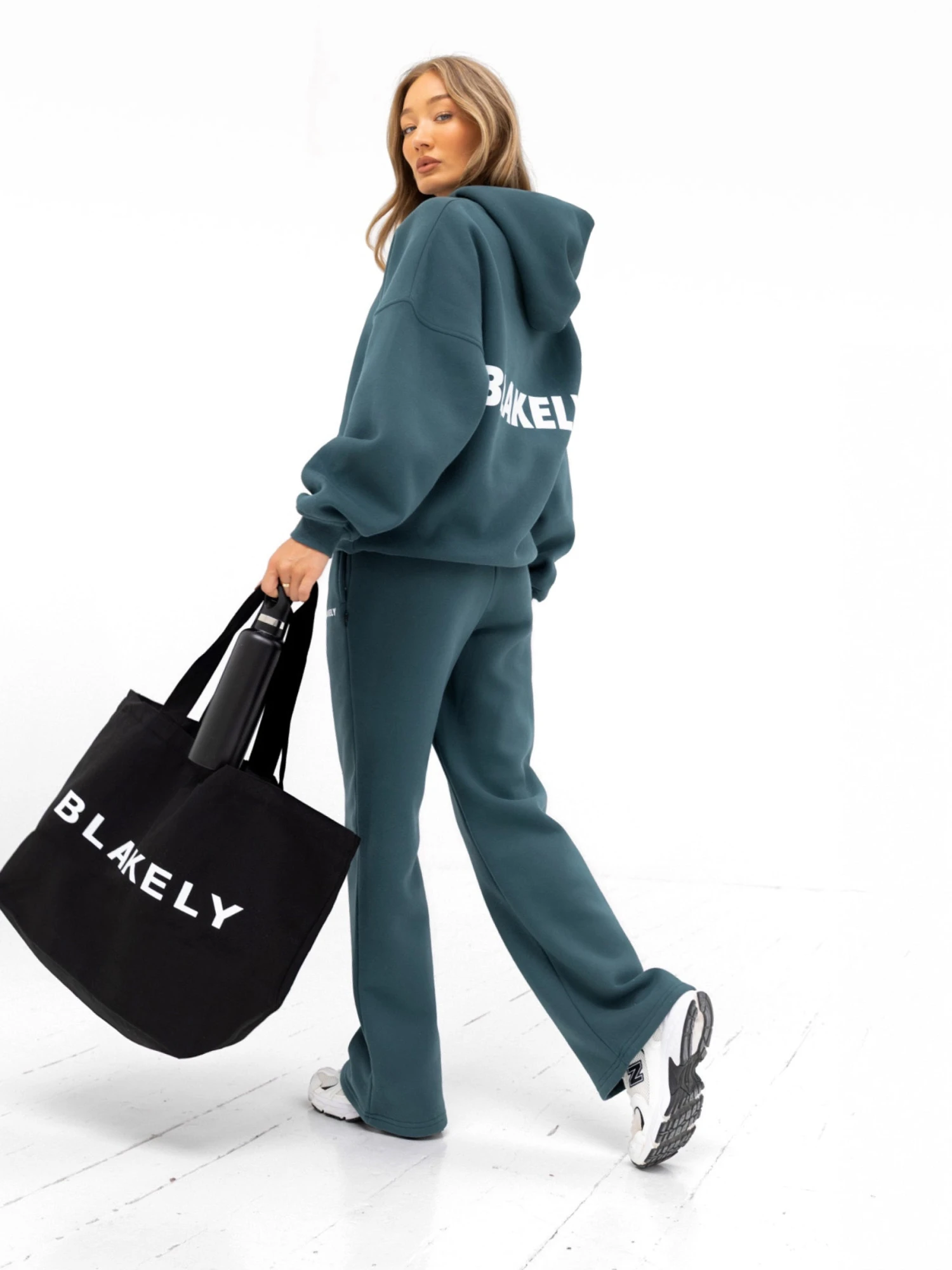 Amelie Oversized Hoodie - Teal Green Amelie Oversized Hoodie - Teal Green -BLAKELY CLOTHING SHOP 2016OTEALGREEN02D