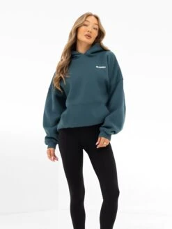 Amelie Oversized Hoodie - Teal Green 7 Amelie Oversized Hoodie - Teal Green -BLAKELY CLOTHING SHOP 2016OTEALGREEN05D