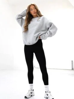 Sami Oversized Jumper - Marl Grey 7 Sami Oversized Jumper - Marl Grey -BLAKELY CLOTHING SHOP 215IWMARLGREYD 2