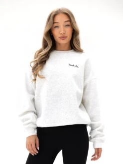 Sami Oversized Jumper - Marl White