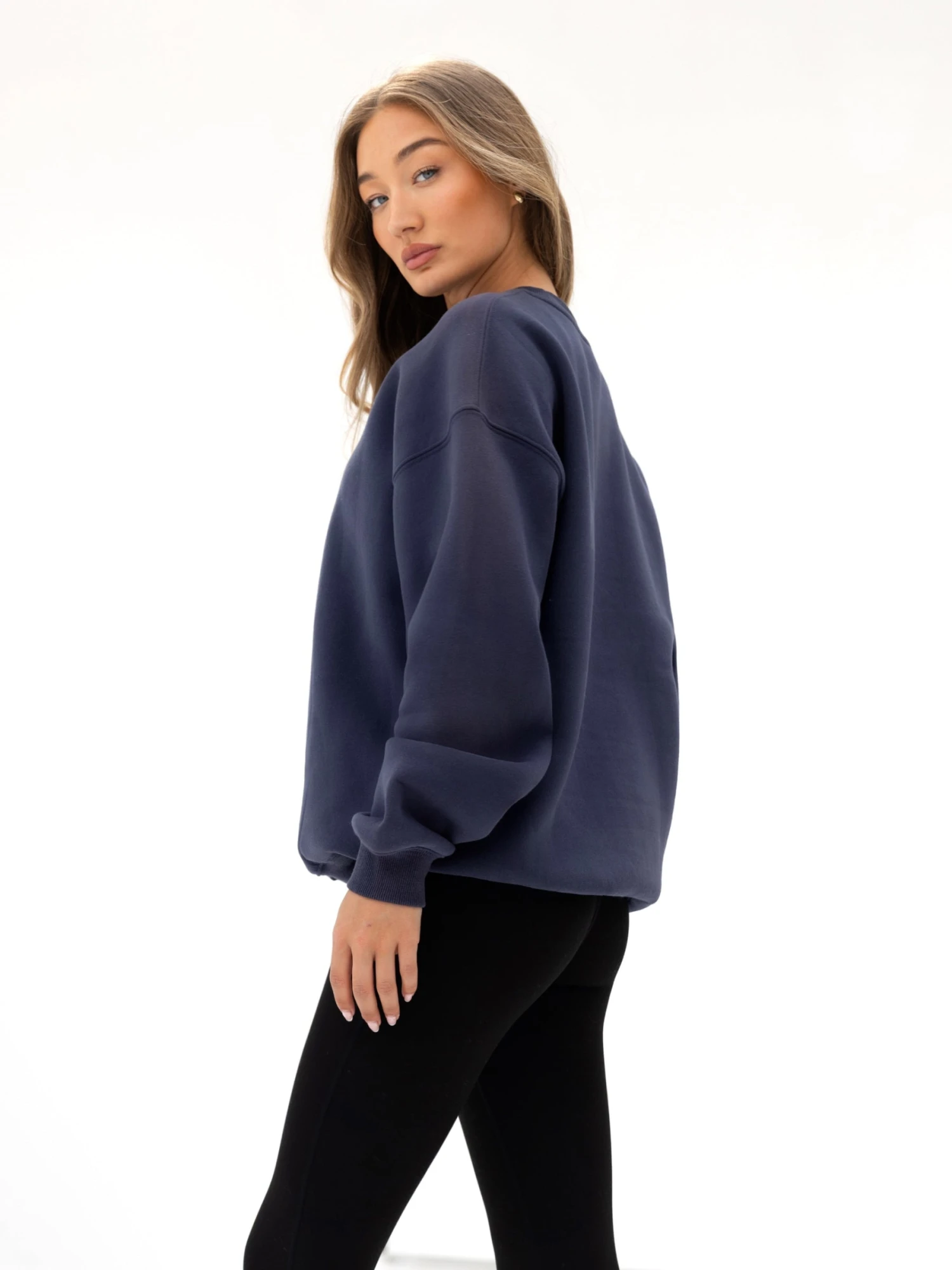 Sami Oversized Jumper - True Navy Sami Oversized Jumper - True Navy -BLAKELY CLOTHING SHOP 215IWTRUENAVYD 3